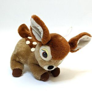 Vintage Knickerbocker Disney Plush Stuffed Animal Toy Bambi Synthetic Fibers